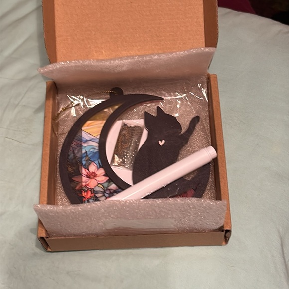 NIB Boston Terrier Memorial Suncatcher - For Personalization - Picture 5 of 6